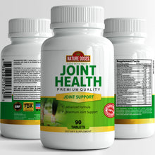 Load image into Gallery viewer, Nature Doses Joint Health - Premium Quality Dietary Supplement for Maximum Joint Support - Advanced Formulation - Made in USA with Global Ingredients - 100% Satisfaction Guarantee - 90 Tablets
